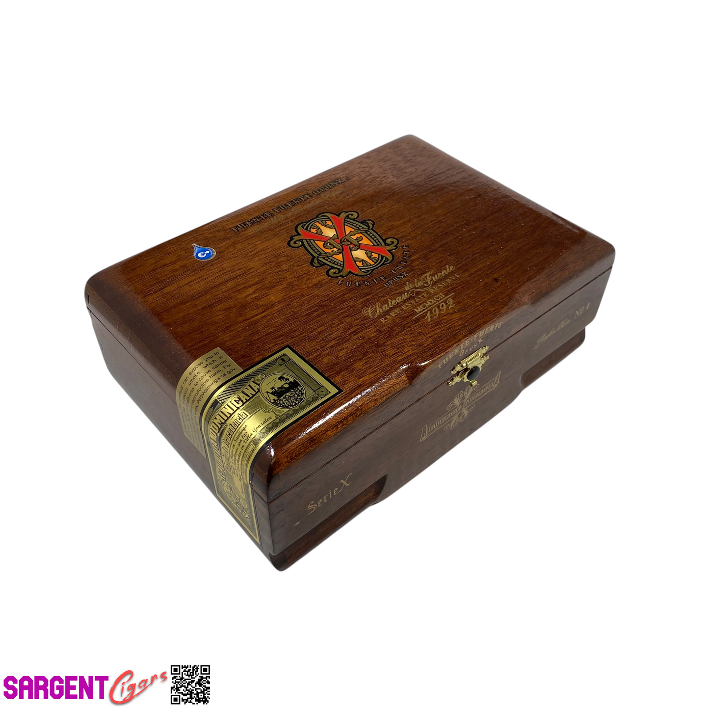 Arturo Fuente Opus X Perfection No4 Empty Wooden Cigar Box 9.25x6.5x3.5