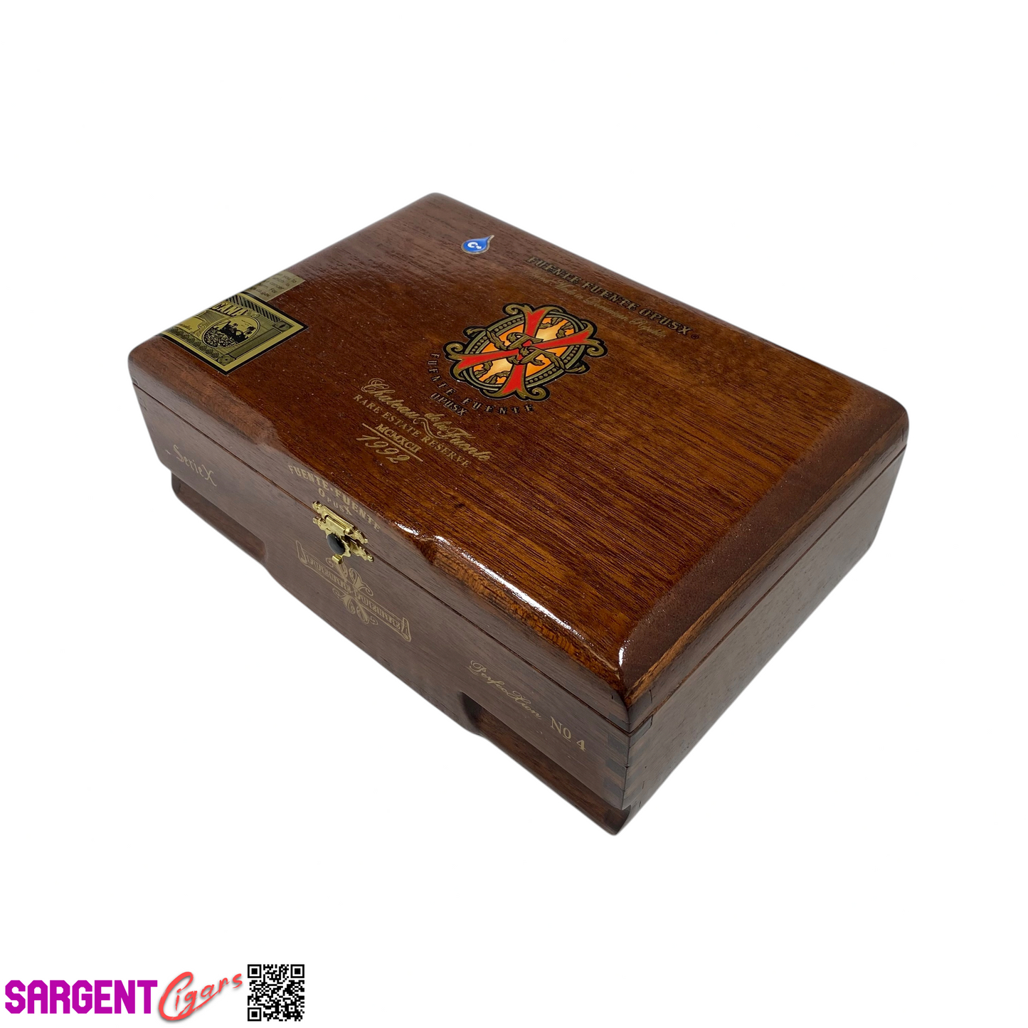Arturo Fuente Opus X Perfection No4 Empty Wooden Cigar Box 9.25x6.5x3.5