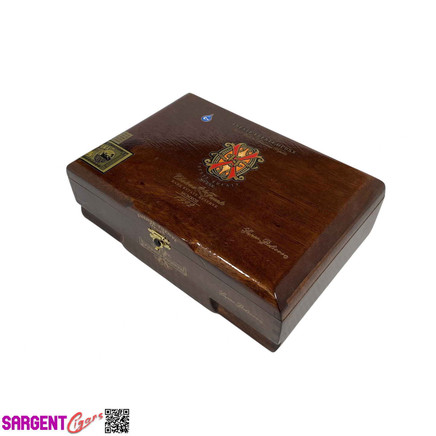 Arturo Fuente Opus X Super Belicoso Empty Wooden Cigar Box 9.75x6.75x3