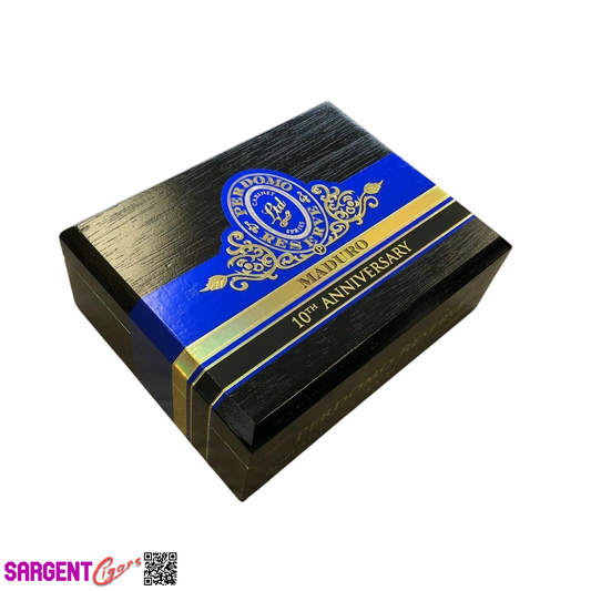 Perdomo 10th Anniversary Maduro Robusto Empty Wooden Cigar Box 8x6x3.5