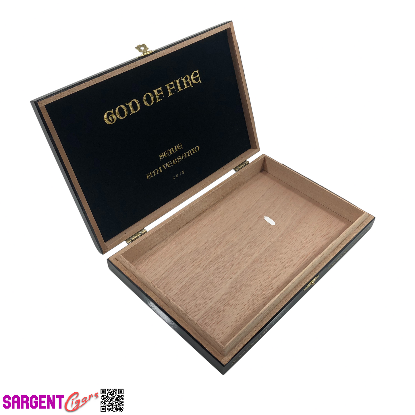 Arturo Fuente God Of Fire Aniversario No60 Empty Wooden Cigar Box 9.75x6.5x1.25
