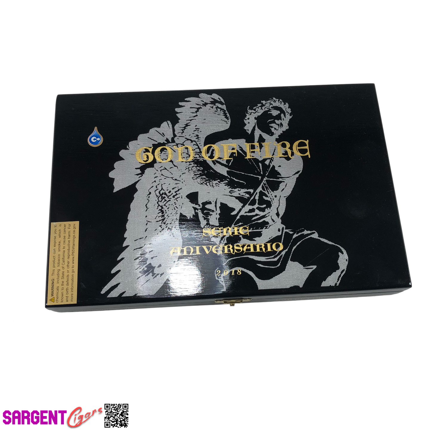 Arturo Fuente God Of Fire Aniversario No60 Empty Wooden Cigar Box 9.75x6.5x1.25