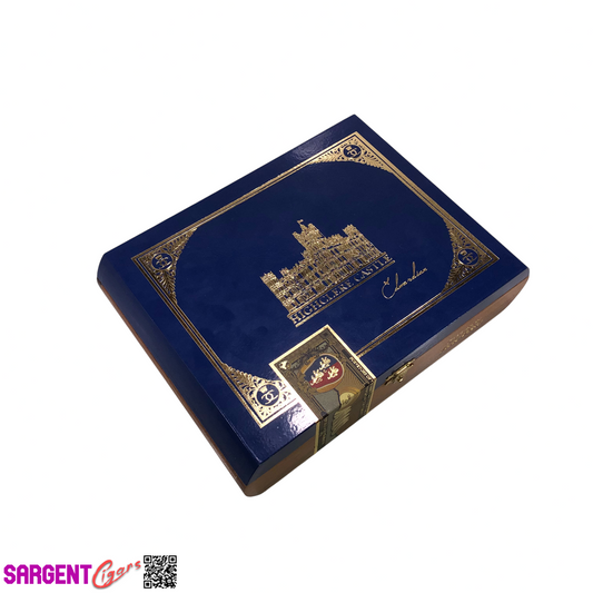 Highclere Castle Toro Empty Wooden Cigar Box 9.75x7.25x2.25