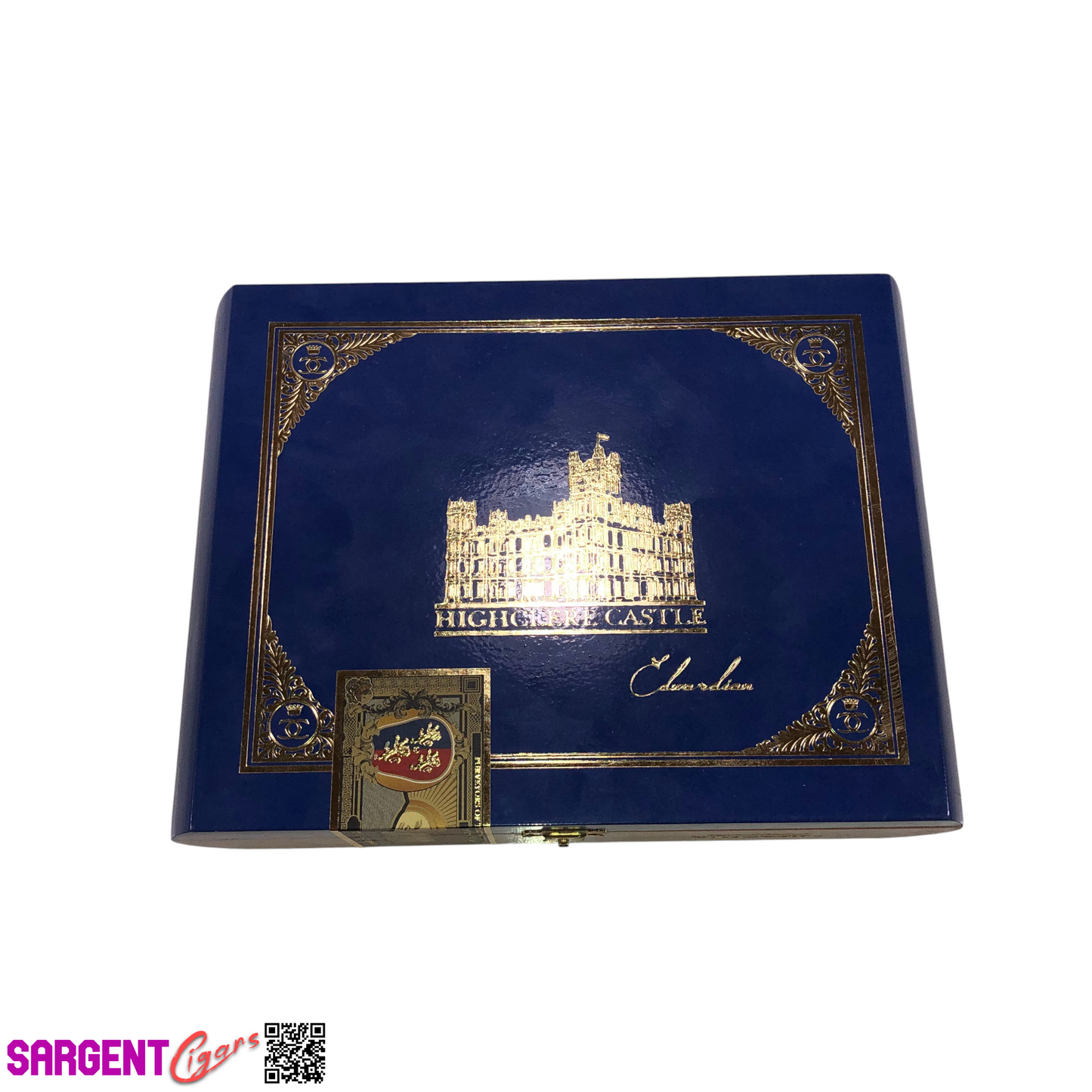 Highclere Castle Toro Empty Wooden Cigar Box 9.75x7.25x2.25
