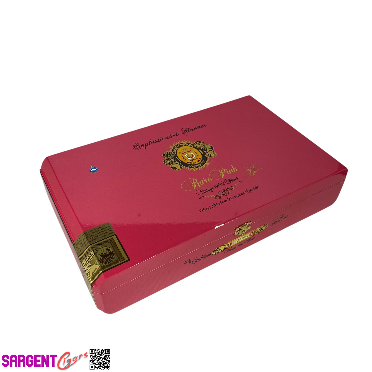 Arturo Fuente Opus X Rare Pink Sophisticated Empty Wooden Cigar Box 14x8.25x2.75 (1)