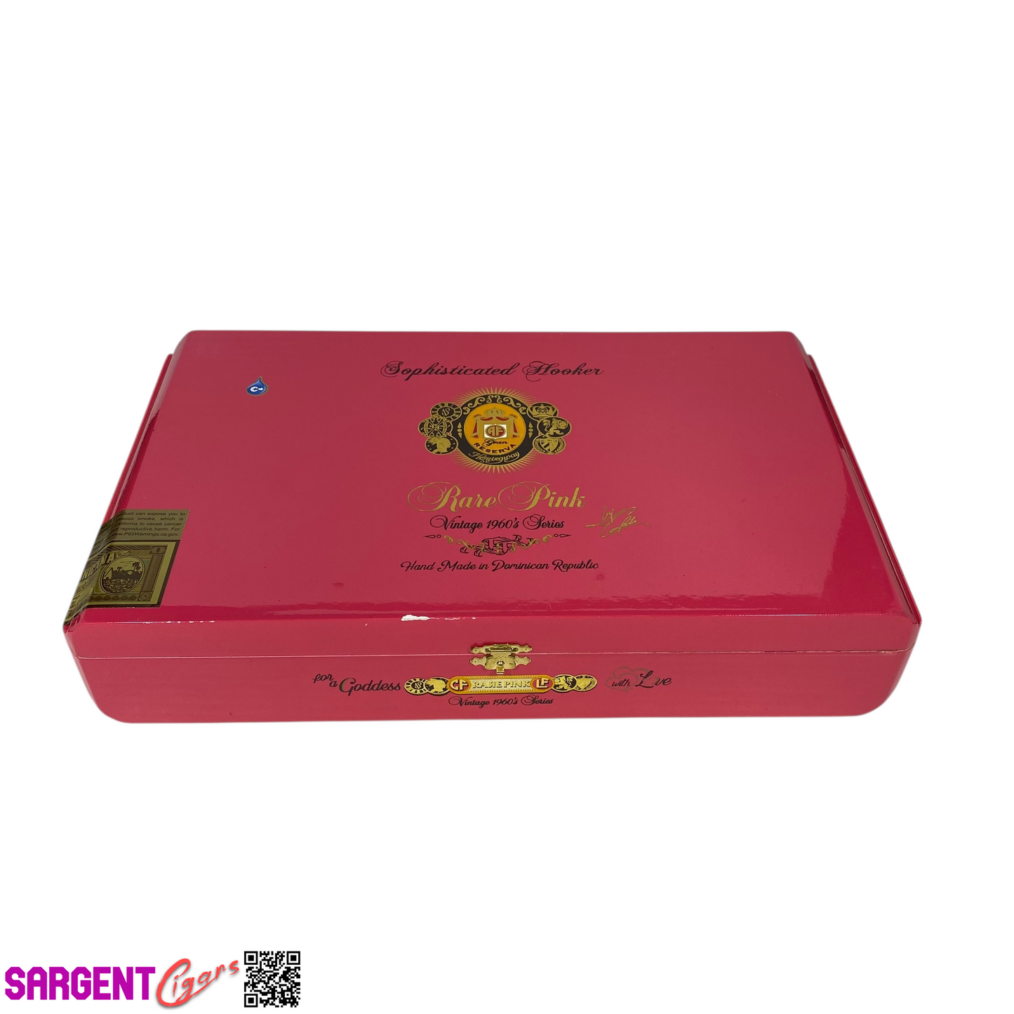 Arturo Fuente Opus X Rare Pink Sophisticated Empty Wooden Cigar Box 14x8.25x2.75 (1)