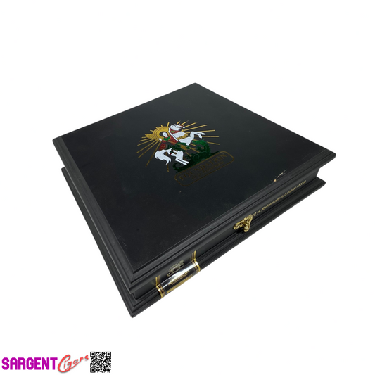 Foundation 10th Anniversary Salomon Empty Wooden Cigar Box 12.5x9.5x2.5 (1)