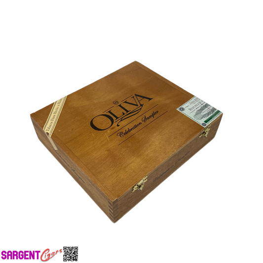 Oliva Celebration Sampler Empty Wooden Cigar Box 8.75x8x2.25