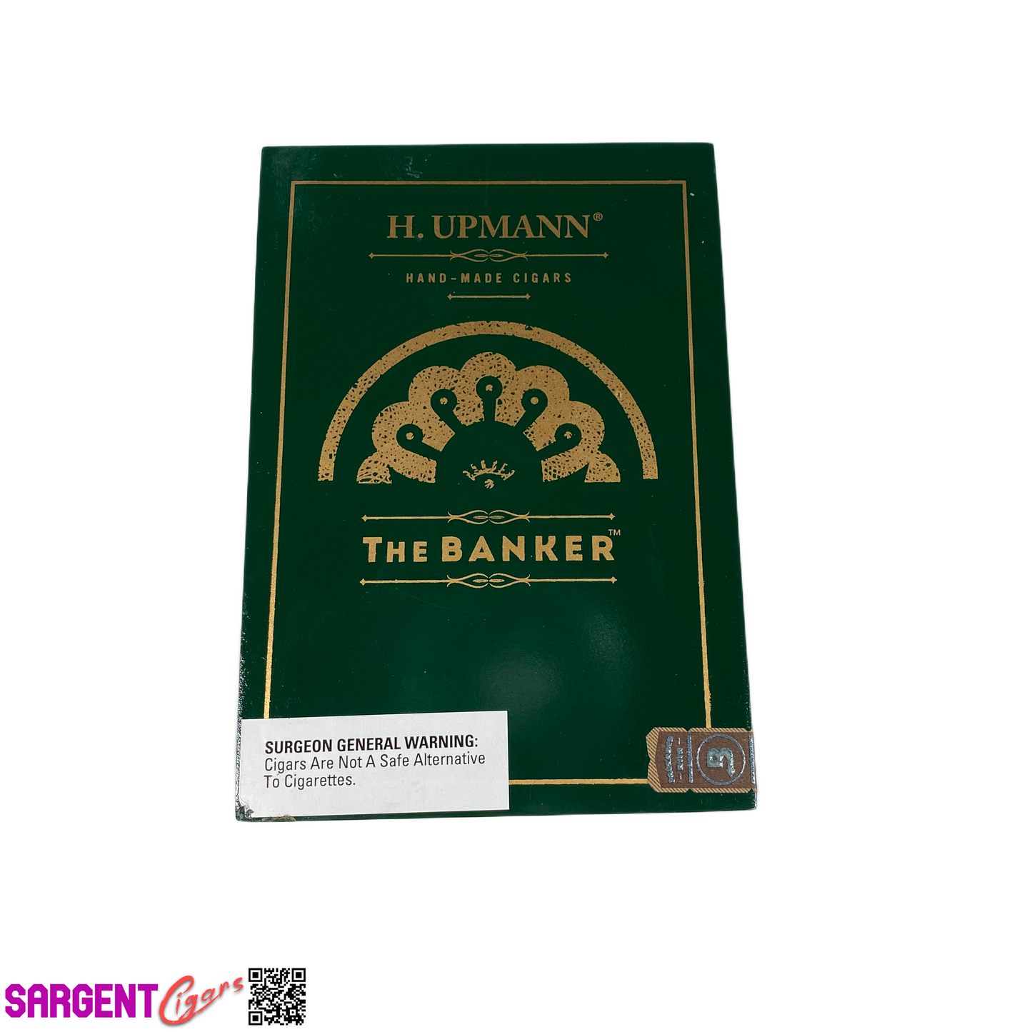 H Upmann The Banker Annuity Empty Wooden Cigar Box 5x7x3.75