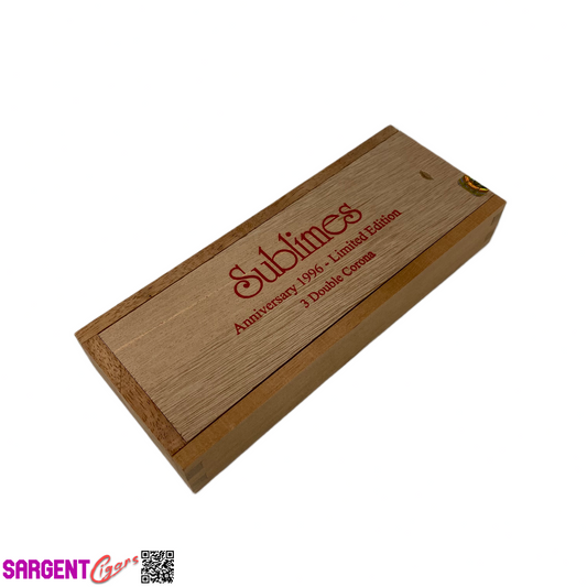 Sublimes Empty Wooden Cigar Box 7.75x3x1.25