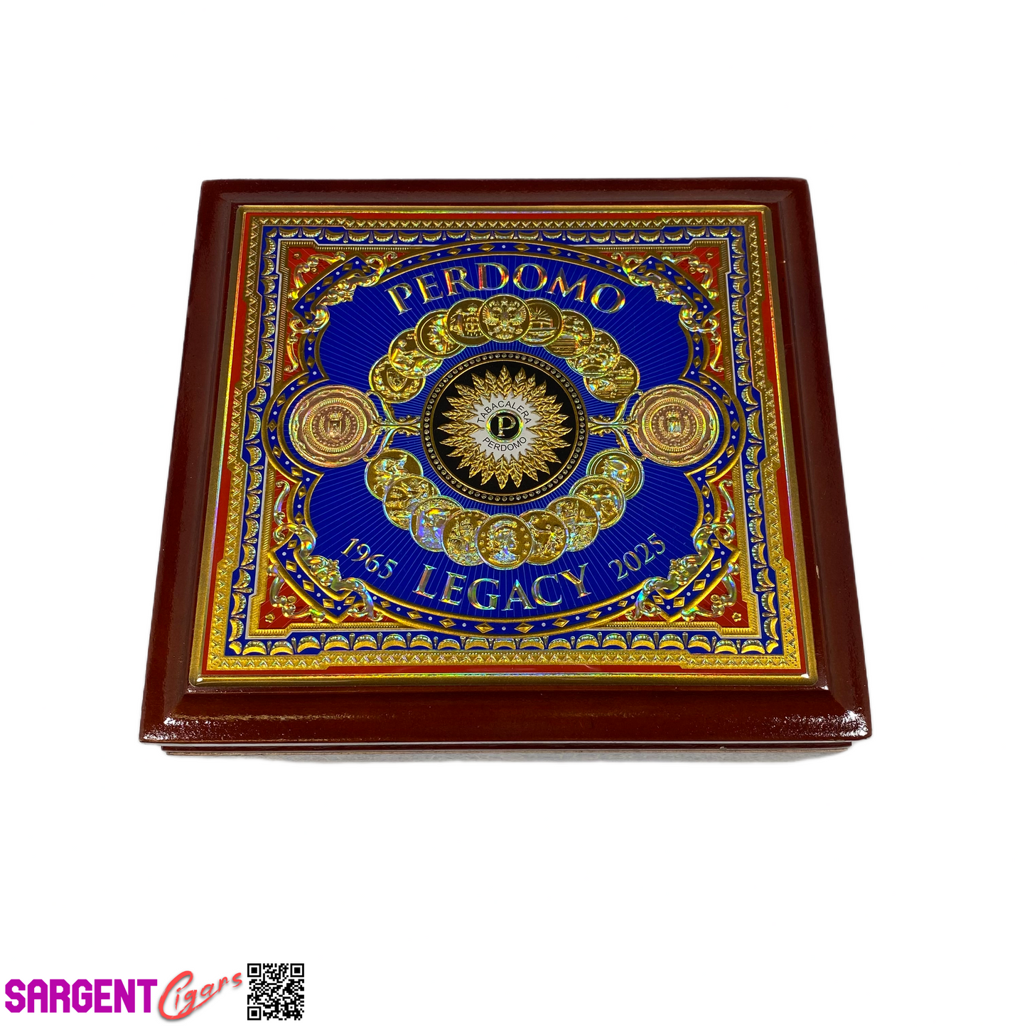 Perdomo Legacy Maduro Epicure Empty Wooden Cigar Box 8x7.5x3.25