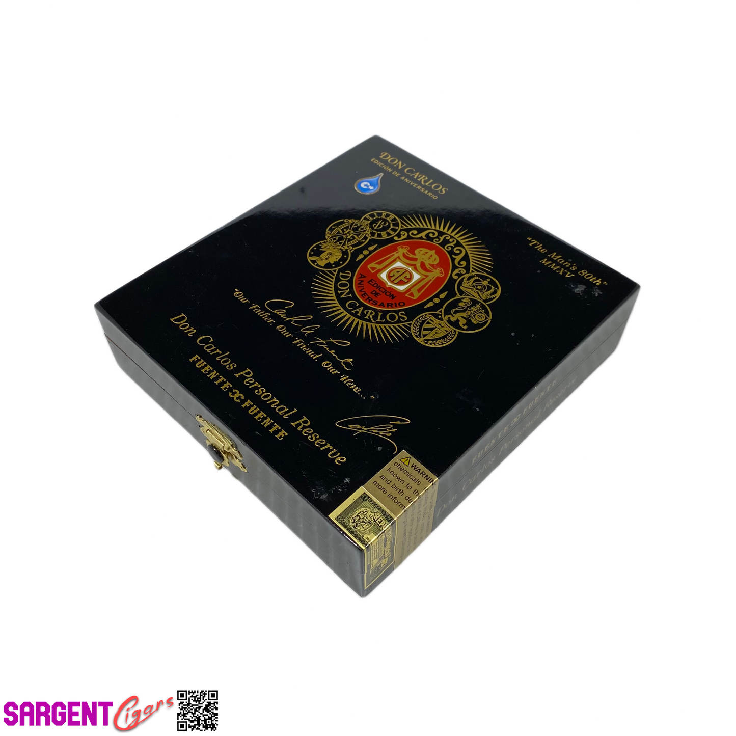 Arturo Fuente Don Carlos Reserve Empty Wooden Cigar Box 5.5x6x1.5