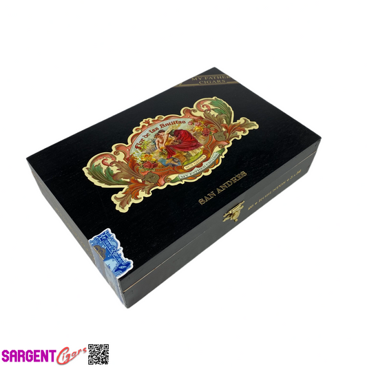 Flor De Las Antillas San Andres Robusto Empty Wooden Cigar Box 9x6x2