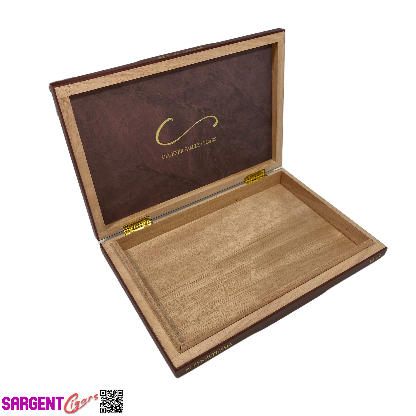Ozgener Pi Synesthesia 2024 Empty Wooden Cigar Box 11x7.5x1.5