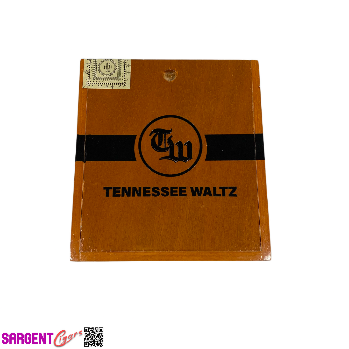 Crowned Heads Tennessee Waltz Empty Wooden Cigar Box 5.75x6.5x2.75
