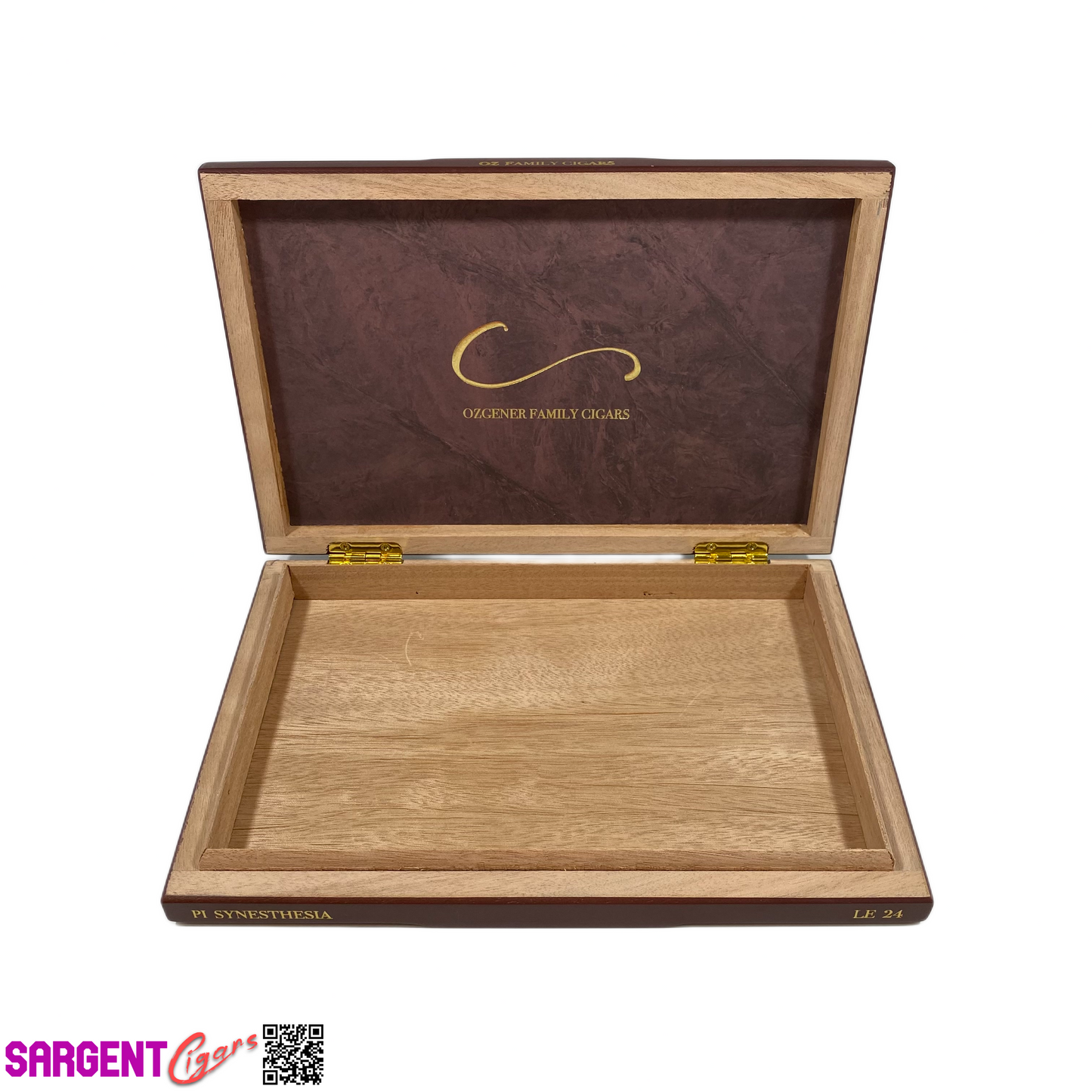 Ozgener Pi Synesthesia 2024 Empty Wooden Cigar Box 11x7.5x1.5