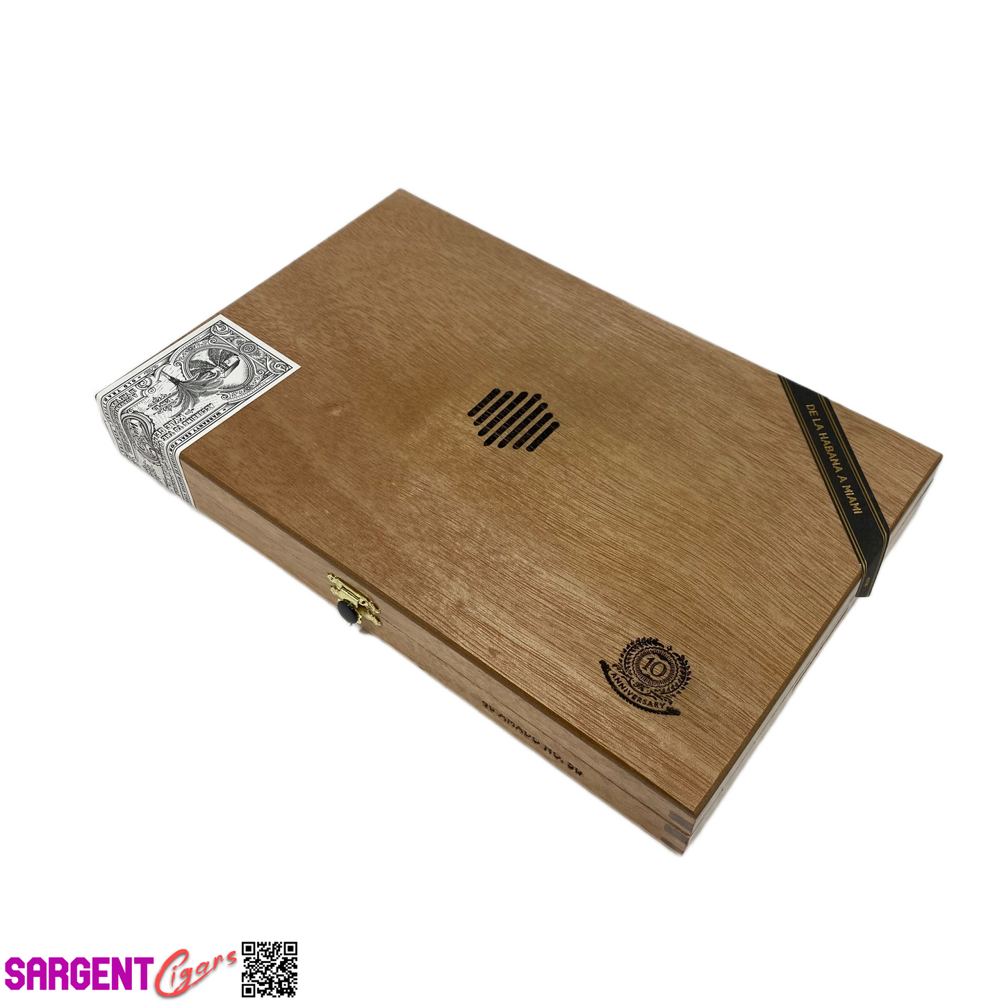 Warped Amado No50 Empty Wooden Cigar Box 11.25x7.5x1.5