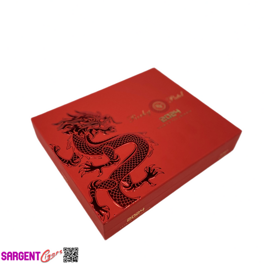 Rocky Patel Year of the Dragon 2024 Empty Wooden Cigar Box 9.25x8x2
