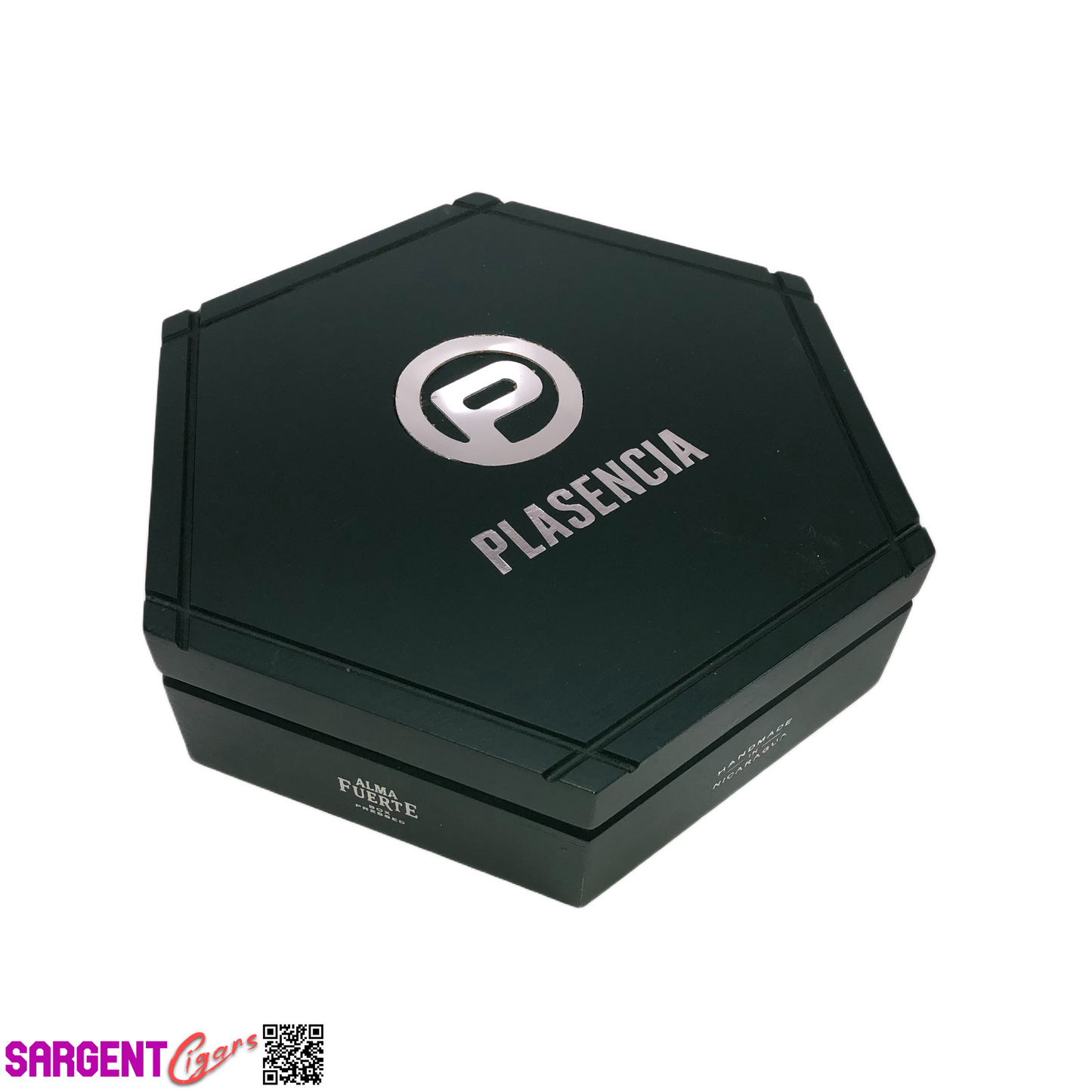 Plasencia Hexagon Empty Wooden Cigar Box 10x8.5x2.5