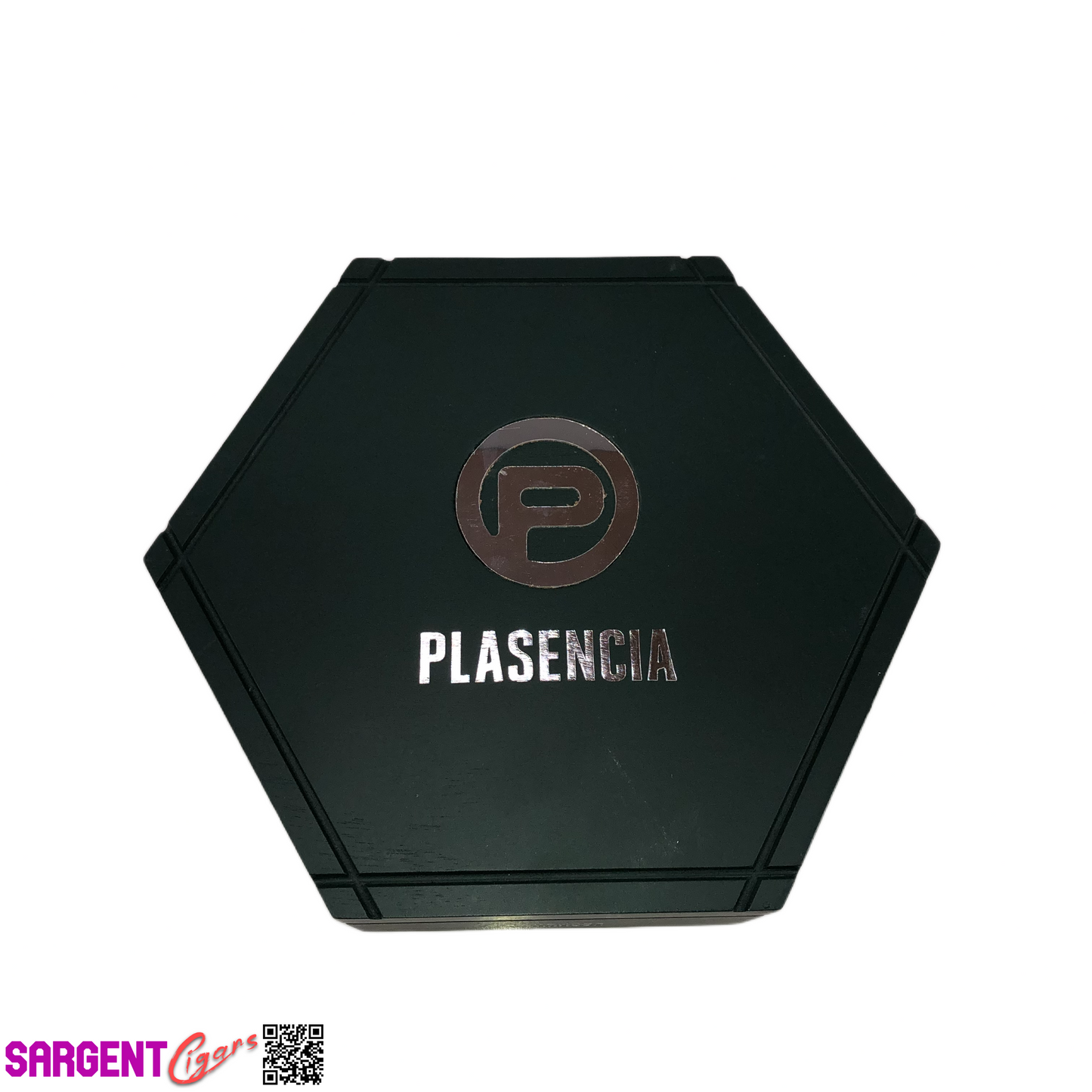Plasencia Hexagon Empty Wooden Cigar Box 10x8.5x2.5