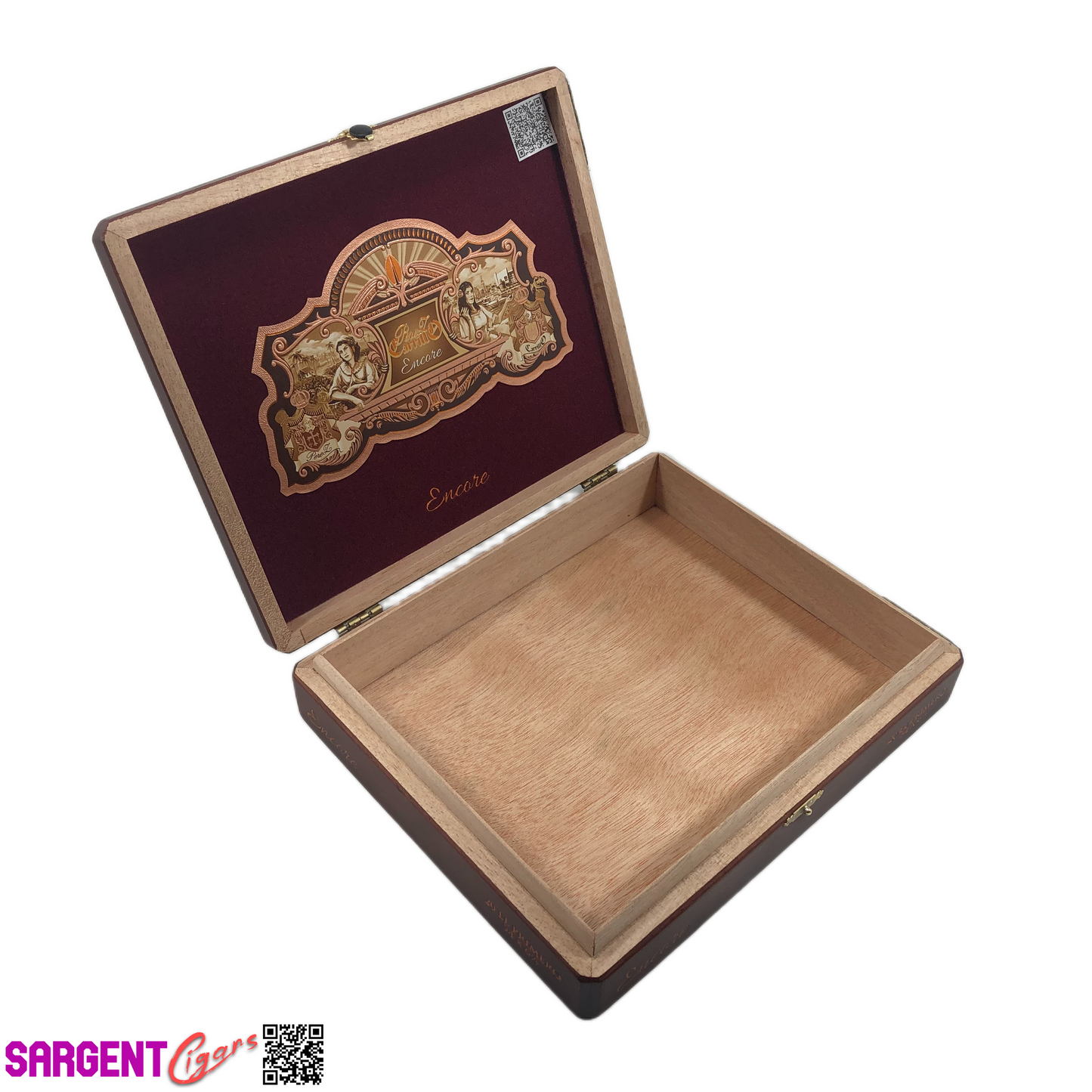 Ep Carrillo El Primero Empty Wooden Cigar Box 9.75x8.25x2