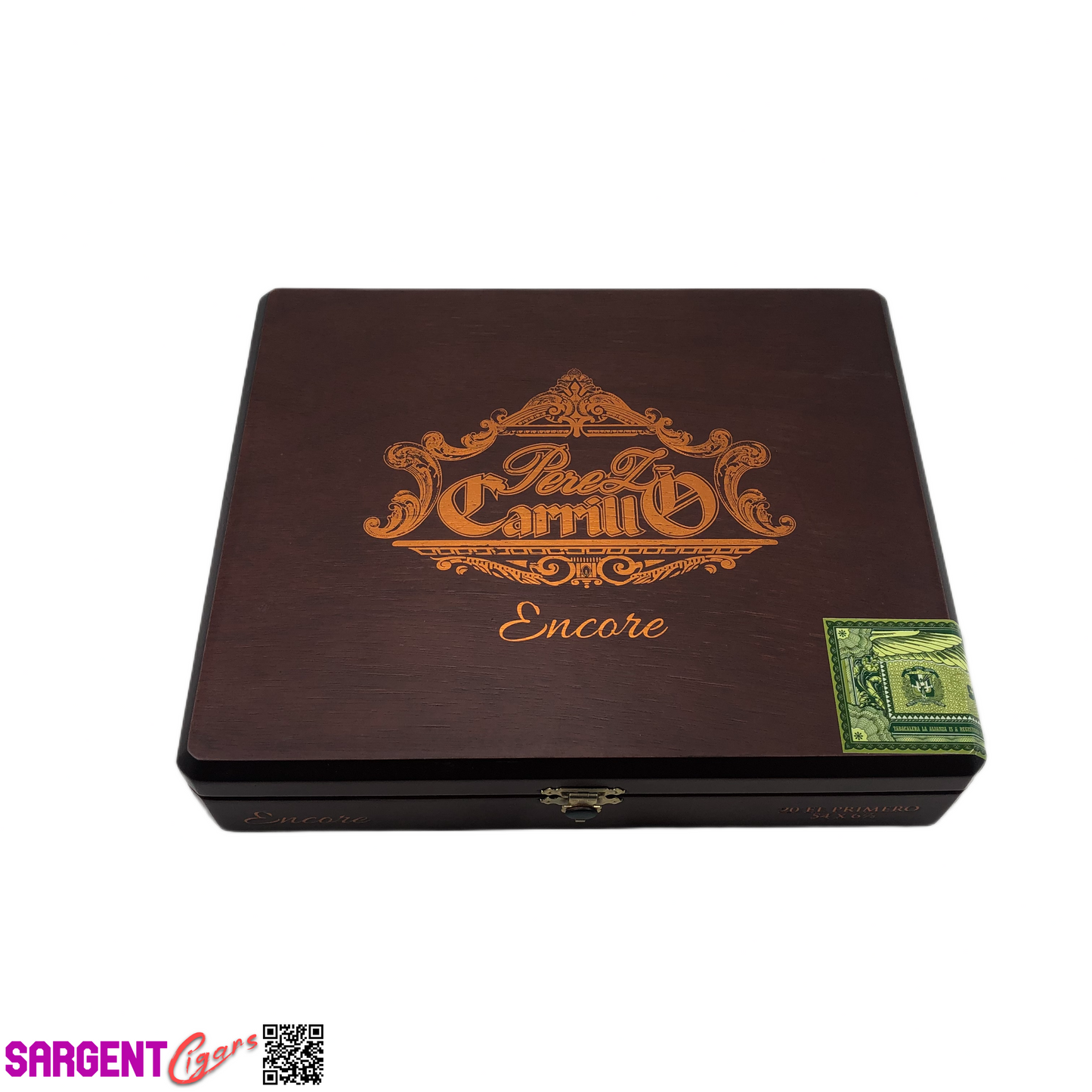 Ep Carrillo El Primero Empty Wooden Cigar Box 9.75x8.25x2
