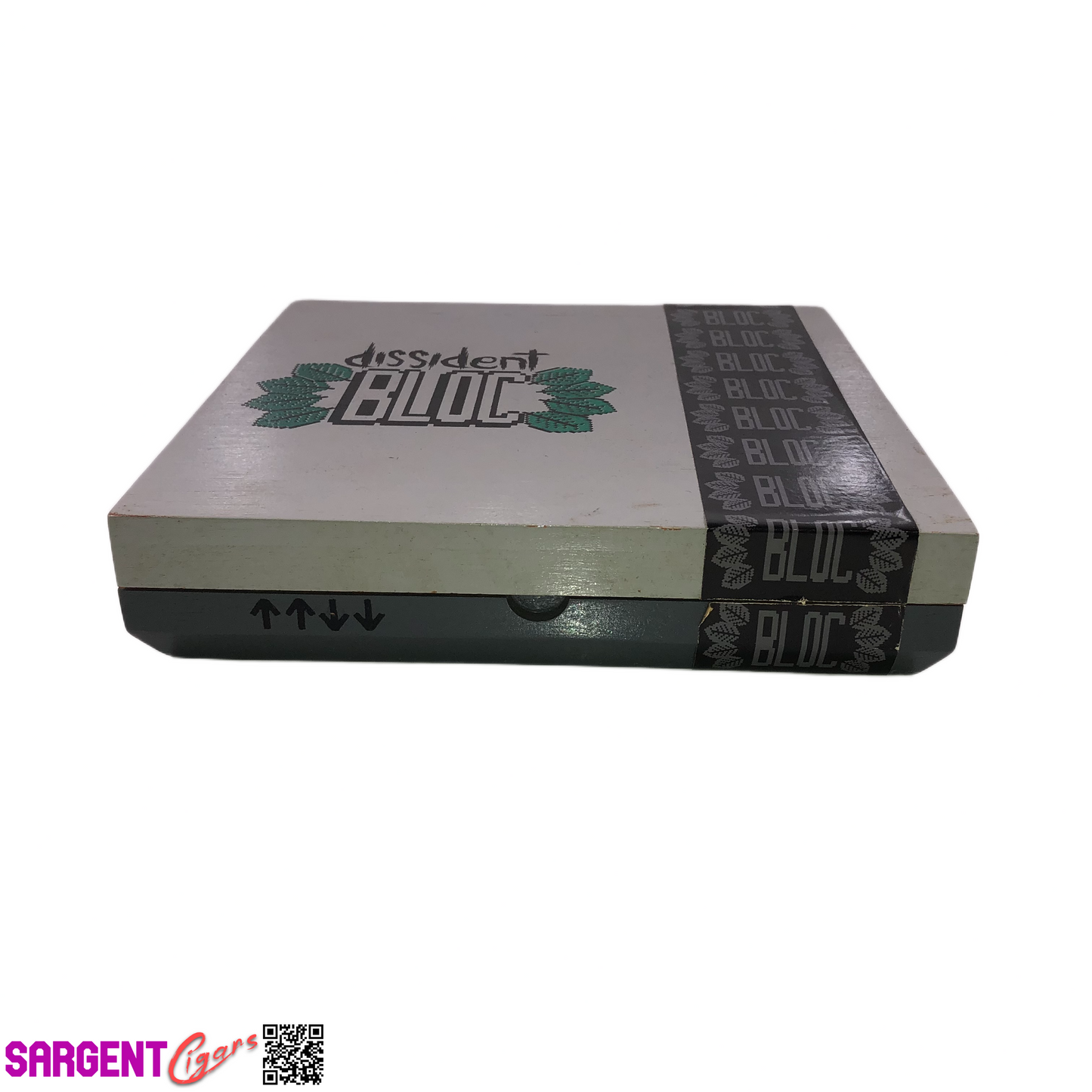 Dissident Bloc Empty Wooden Cigar Box 8.5x8.25x1.75