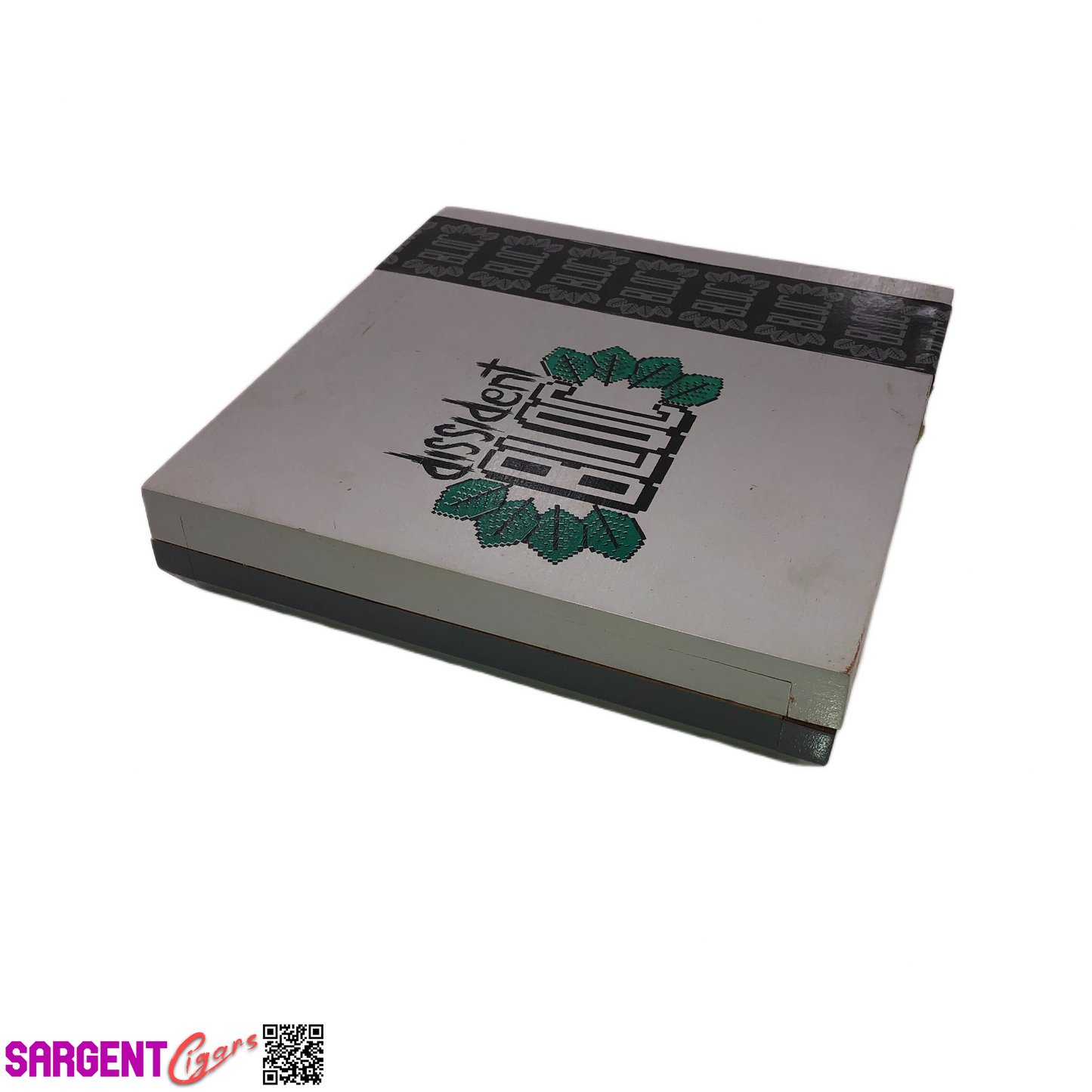 Dissident Bloc Empty Wooden Cigar Box 8.5x8.25x1.75