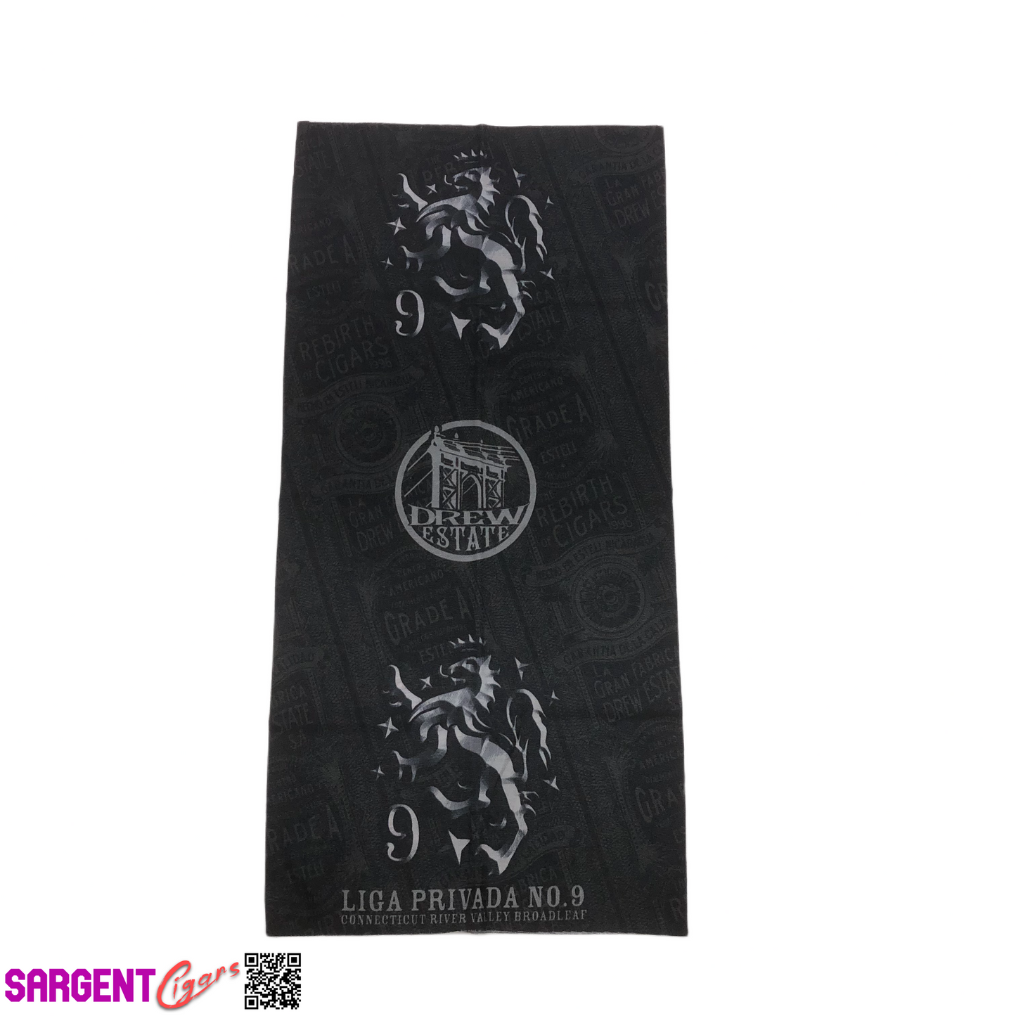 Drew Estate Liga Privada No9 Neck Gaiter Bandana