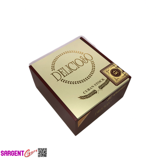 Delicioso Quickie Empty Wooden Cigar Box 5.25x5.75x3