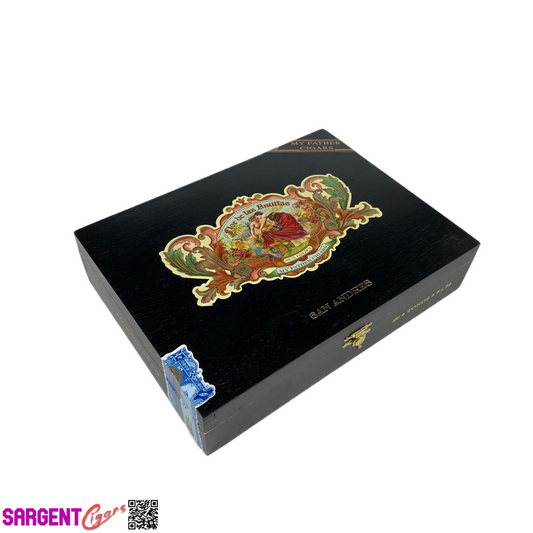 Flor De Las Antillas San Andres Toro Empty Wooden Cigar Box 9.5x7x2