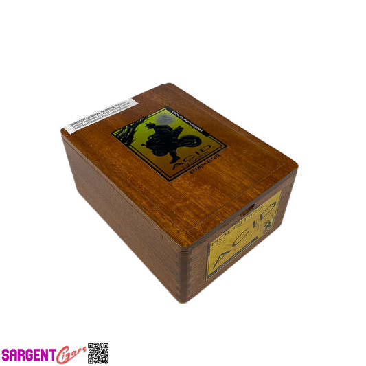 Acid Cold Infusion Empty Wooden Cigar Box 6x8.25x3.75