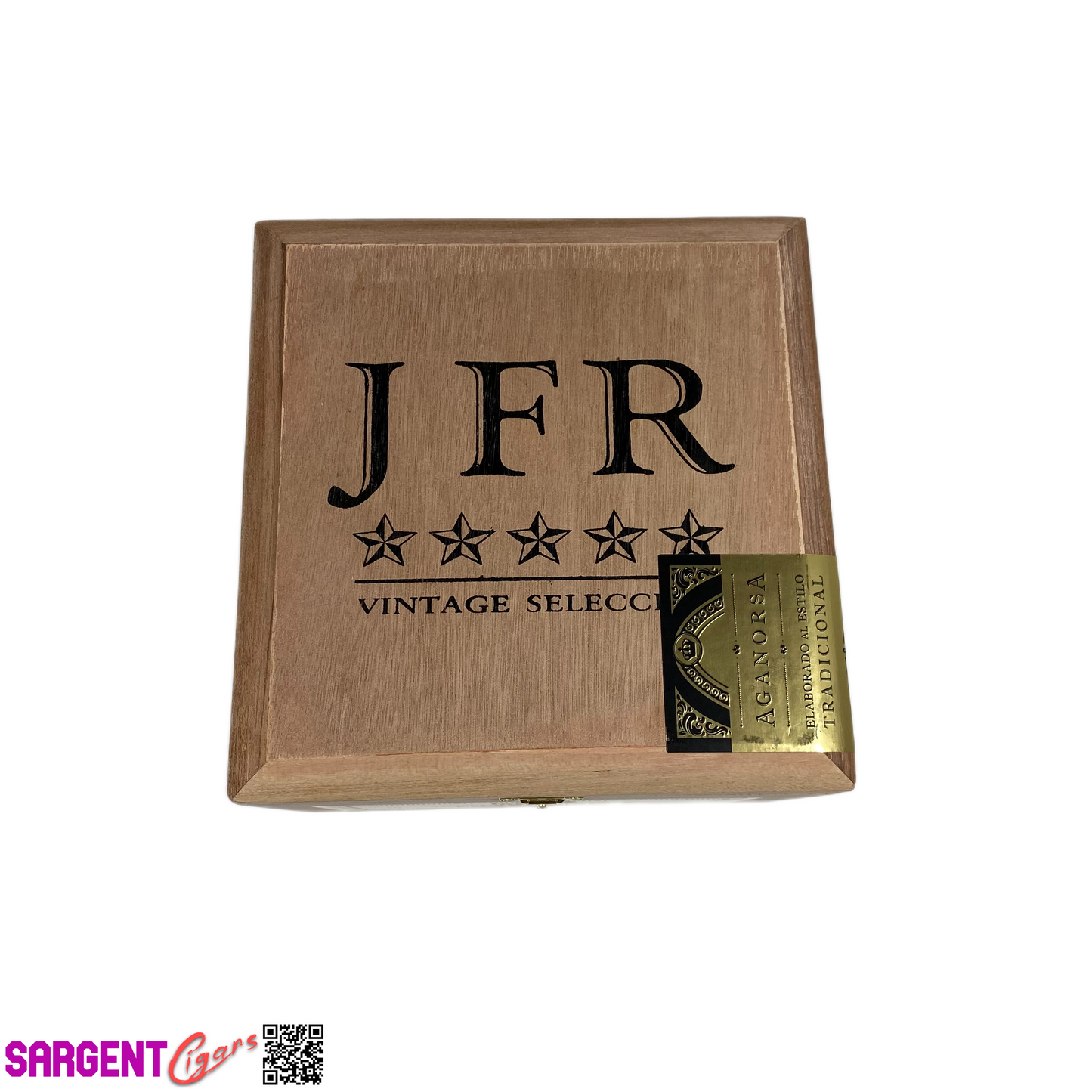 JFR Titan Connecticut Super Toro Empty Wooden Cigar Box 7.25x7.5x5.5