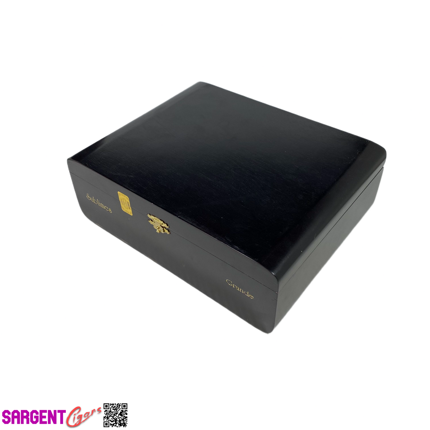 Sublimes Grande Empty Wooden Cigar Box 10x8x3.5