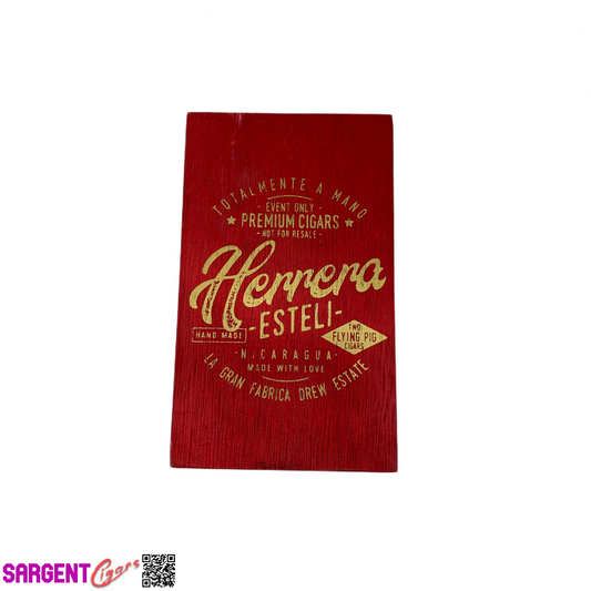 Herrera Esteli Caja Empty Wooden Cigar Box 3.25x5.5x1.25