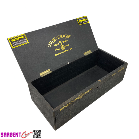 Rocky Patel Edge Hab Toro Empty Wooden Cigar Box 17x7.5x5