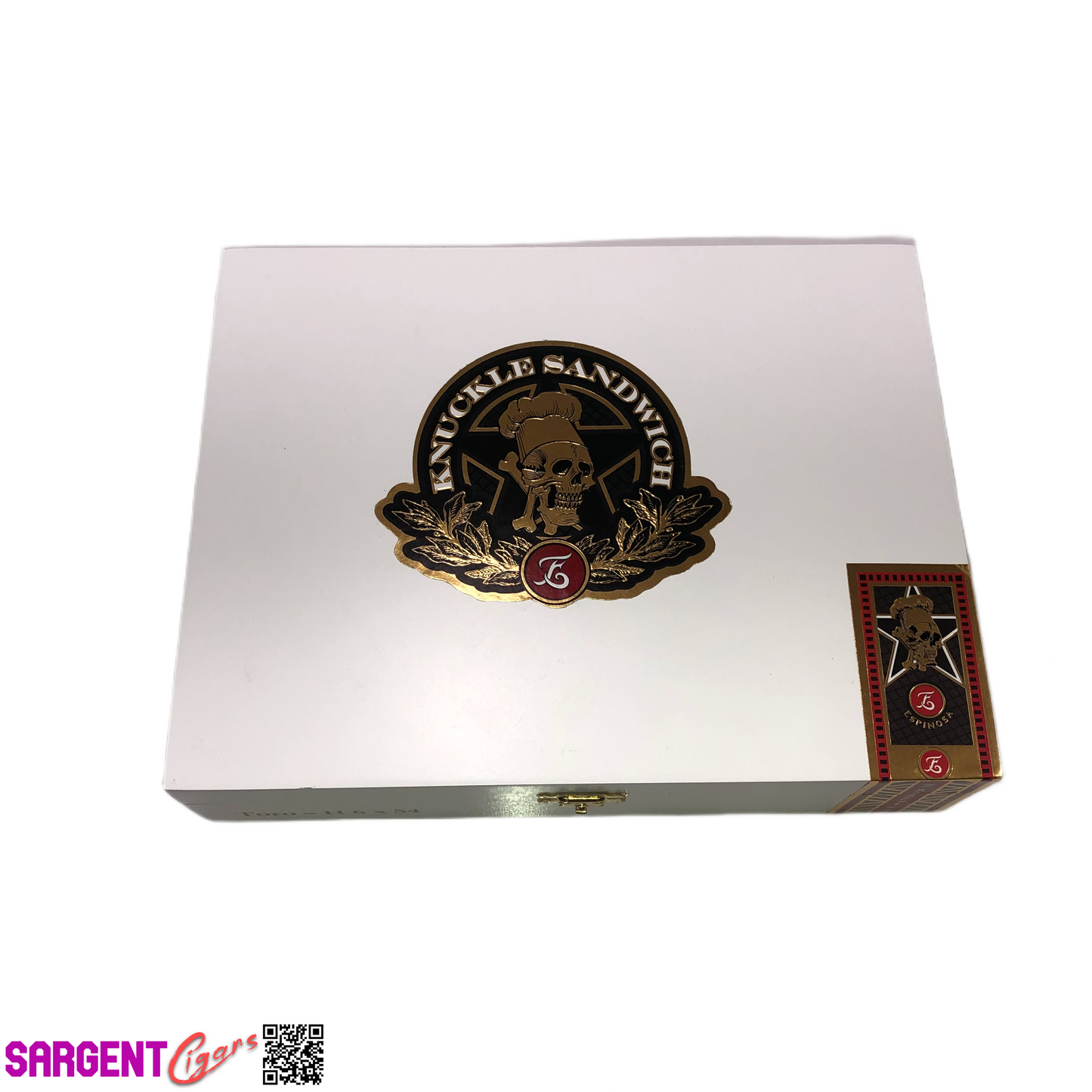 Guy Fieri Knuckle Sandwich Toro Empty Wooden Cigar Box 9x7x2