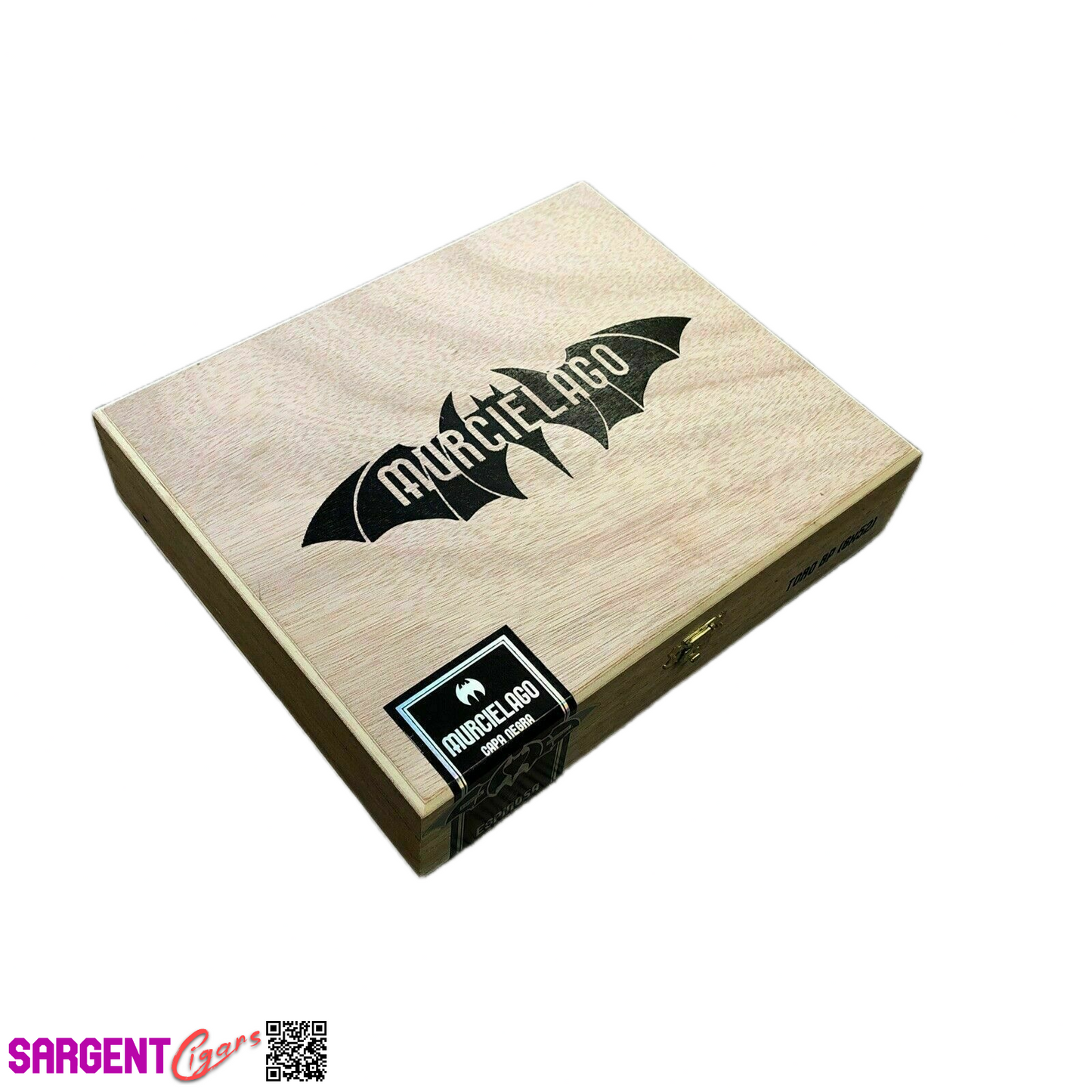 Espinosa Murcielago Toro Empty Wooden Cigar Box 8.5x7x2