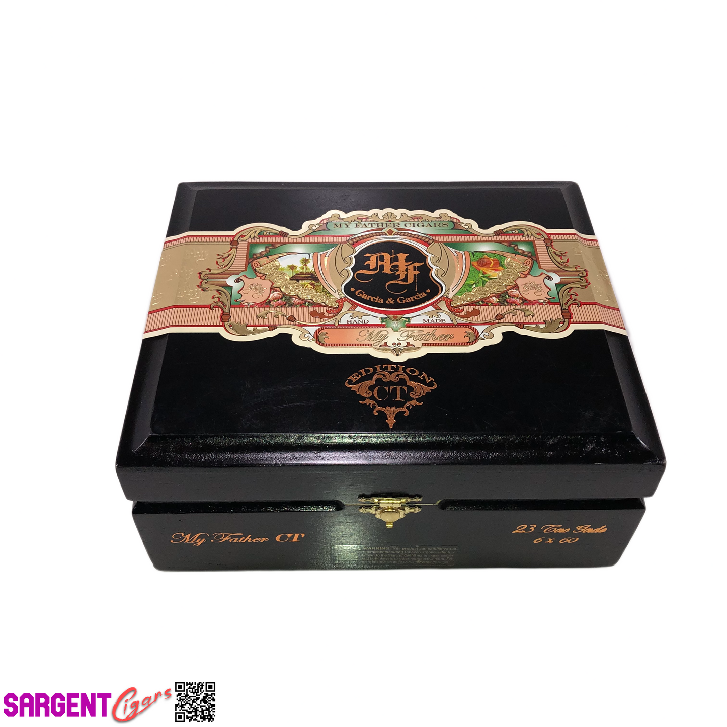 My Father Cigars Connecticut Toro Gordo Empty Wooden Cigar Box 8.25x7x3.5