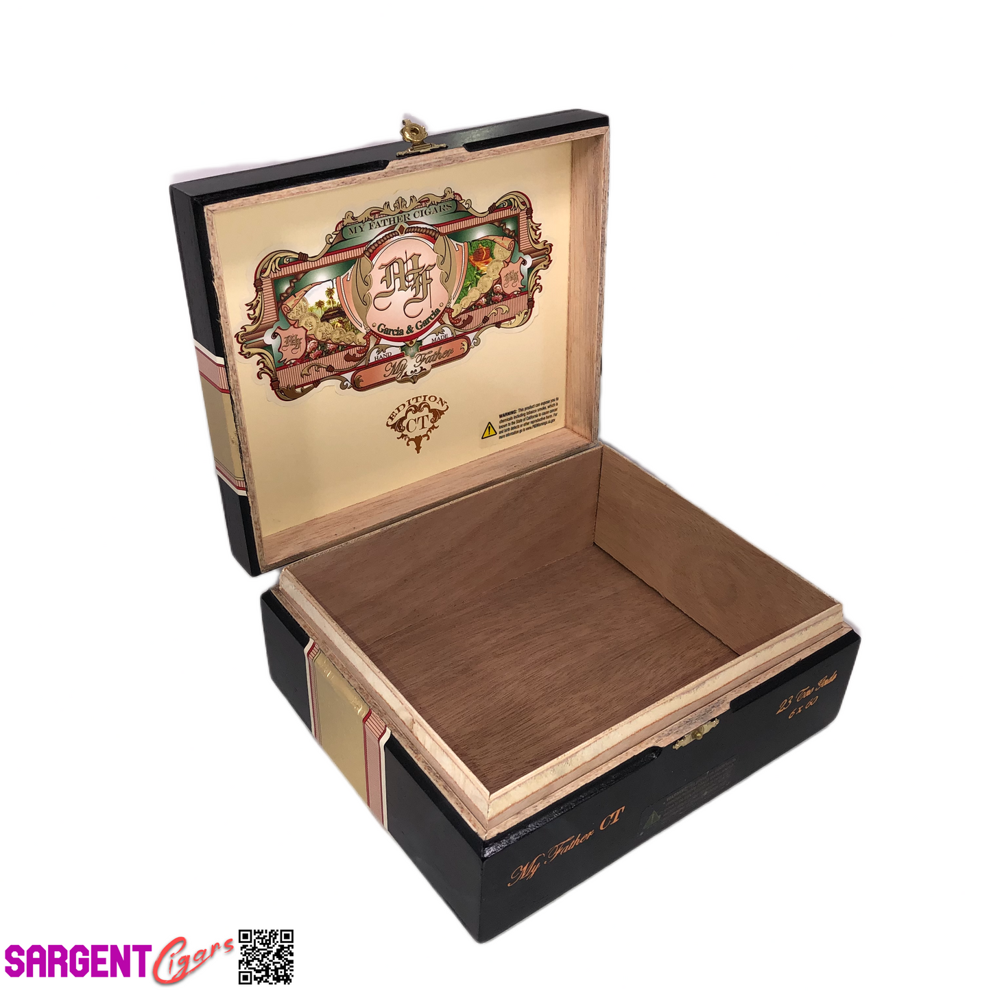 My Father Cigars Connecticut Toro Gordo Empty Wooden Cigar Box 8.25x7x3.5