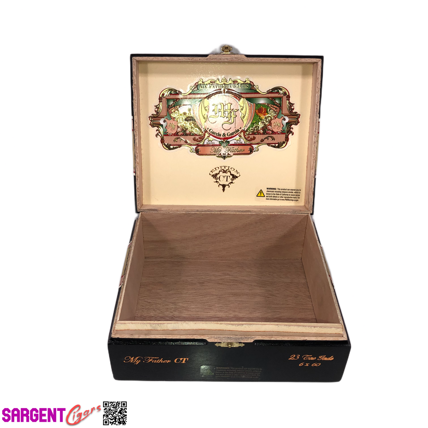 My Father Cigars Connecticut Toro Gordo Empty Wooden Cigar Box 8.25x7x3.5