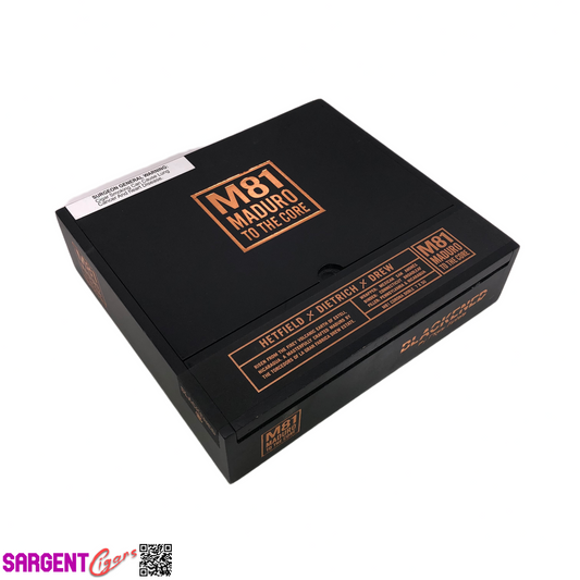 James Hetfield Metallica M81 Blackend Doble Empty Wooden Cigar Box 8.75x8x2