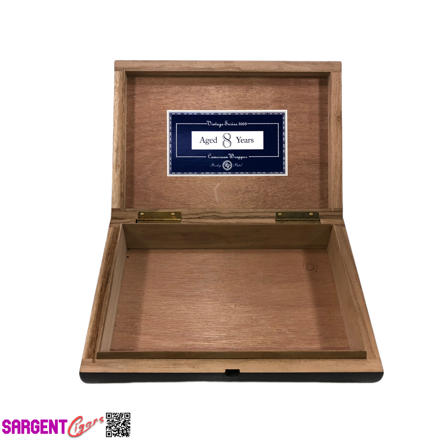 Rocky Patel Vintage Series 2003 Sixty Empty Wooden Cigar Box 10.75x7.5x2.25