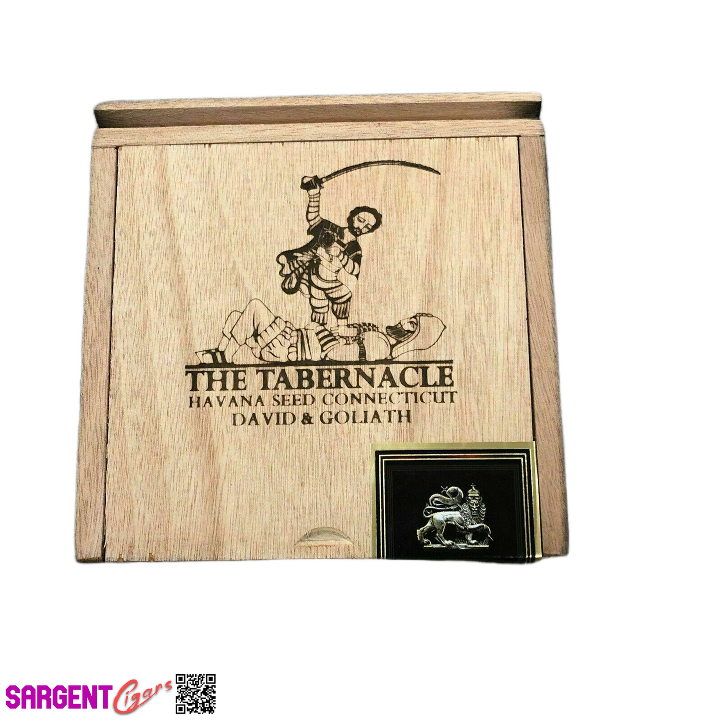Tabernacle Hav Seed Goliath Empty Wooden Cigar Box 6x6x5.25