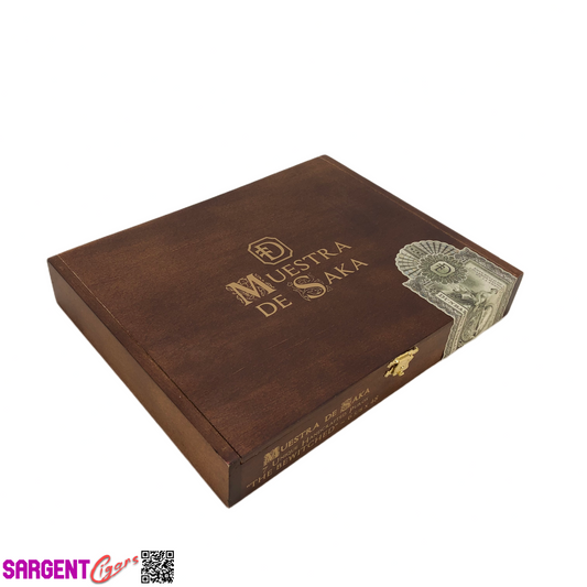 Muestra De Saka The Bewitched Empty Wooden Cigar Box 9.75x8x1.5