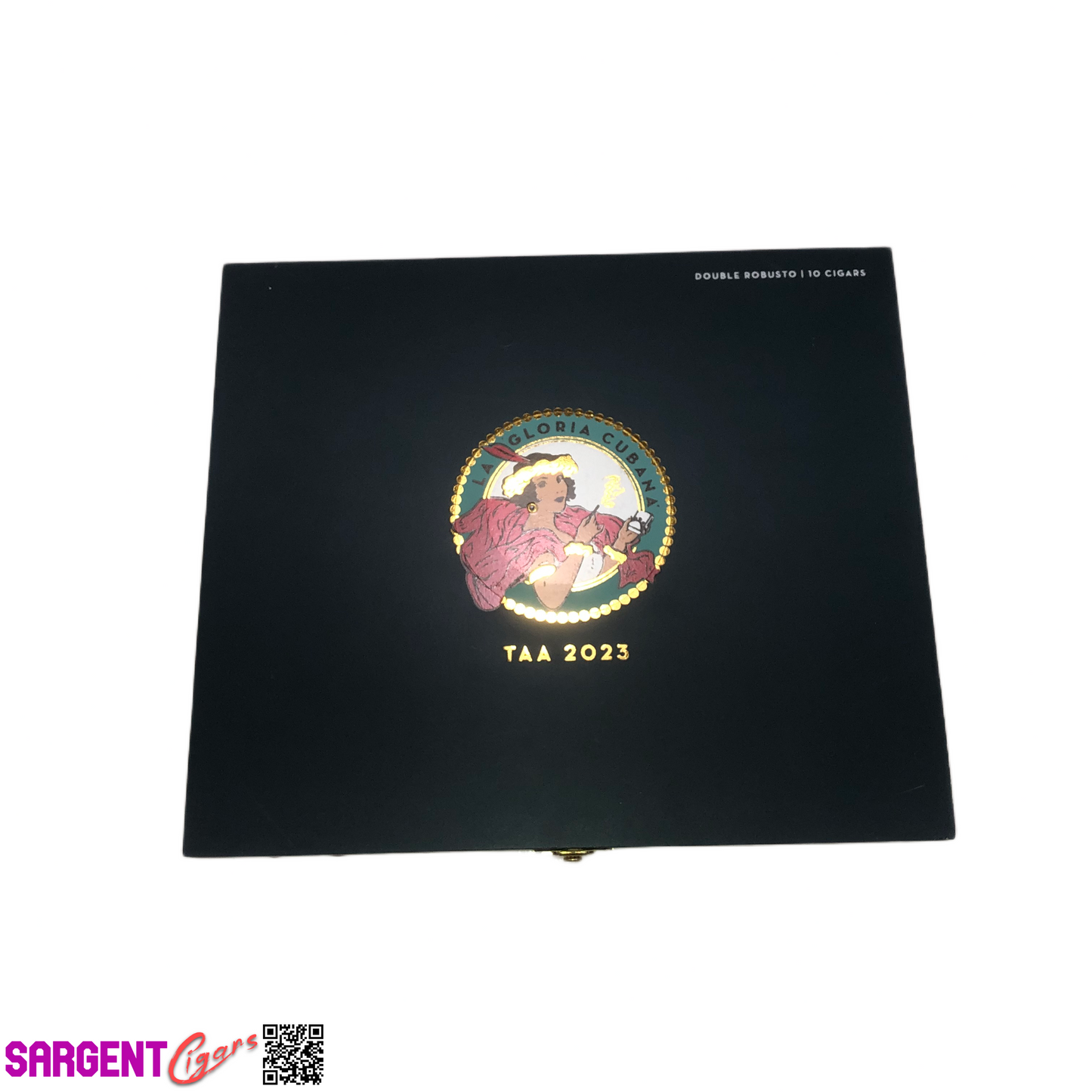 La Gloria TAA Double Robusto Empty Wooden Cigar Box 9.5x8.25x1.5