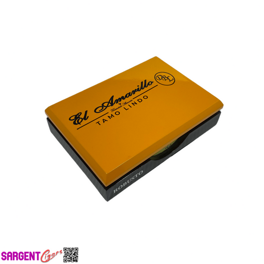 DBL Tamo Lindo El Amarillo Robusto Empty Wooden Cigar Box 9.25x6.5x2