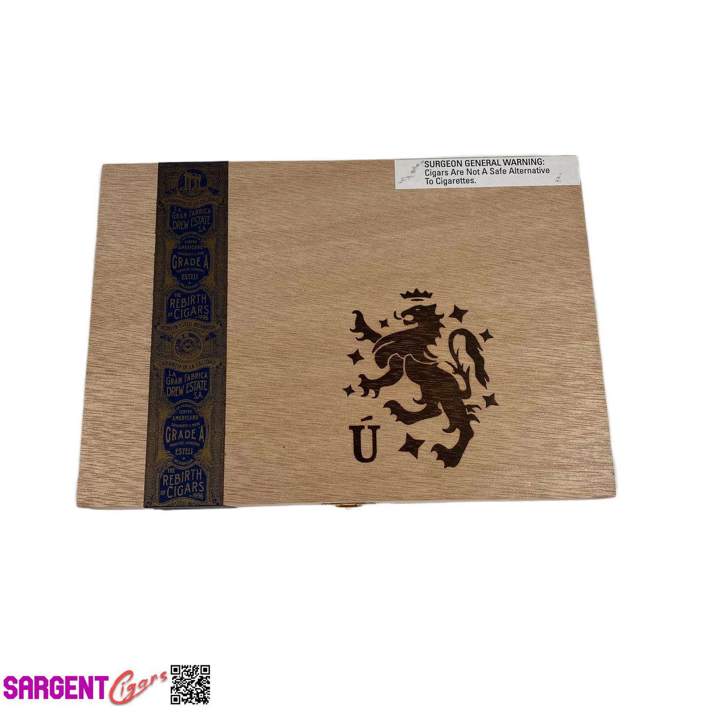 Liga Privada Unico Dirty Rat Empty Wooden Cigar Box 9.25x6.5x1.5
