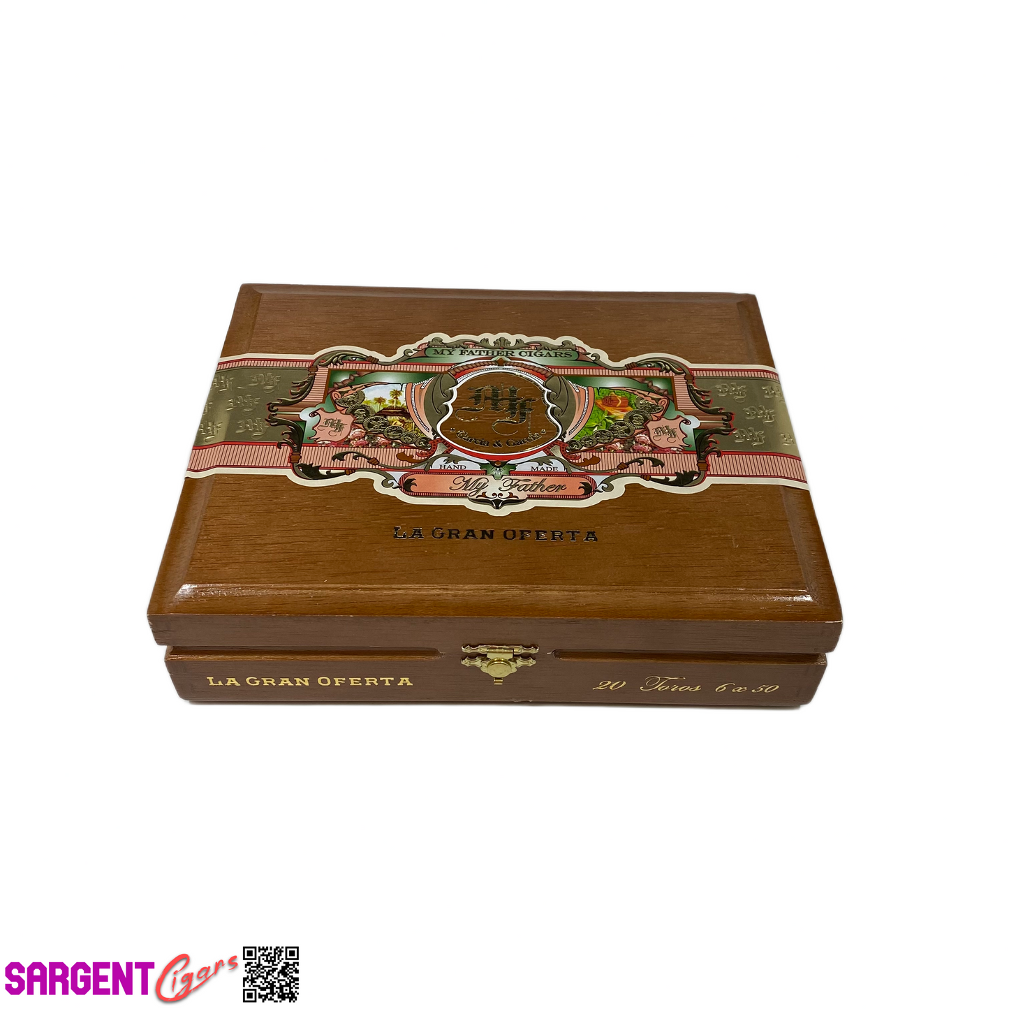 My Father Cigars La Gran Oferta Toro Empty Wooden Cigar Box 8.75x7x2
