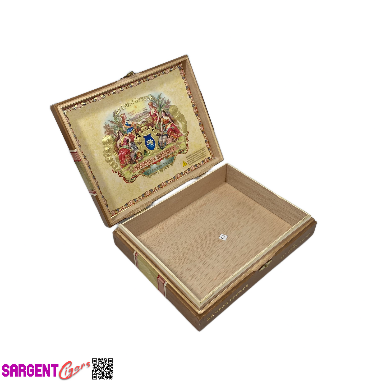 My Father Cigars La Gran Oferta Toro Empty Wooden Cigar Box 8.75x7x2